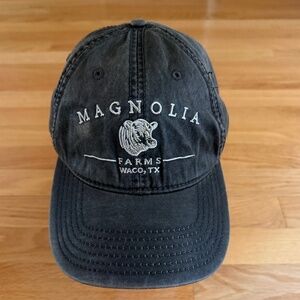 Magnolia Farms Waco Texas Distressed Hat Cap Brown Cow Head